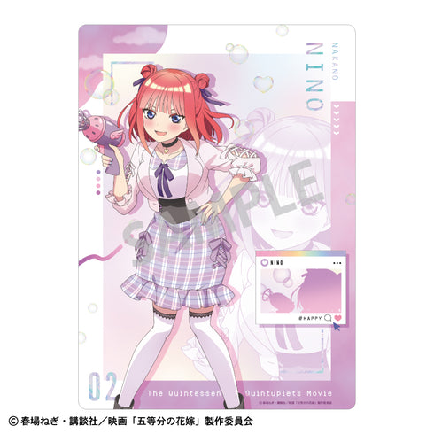 『映画 五等分の花嫁』下敷き 中野二乃 バブルガン