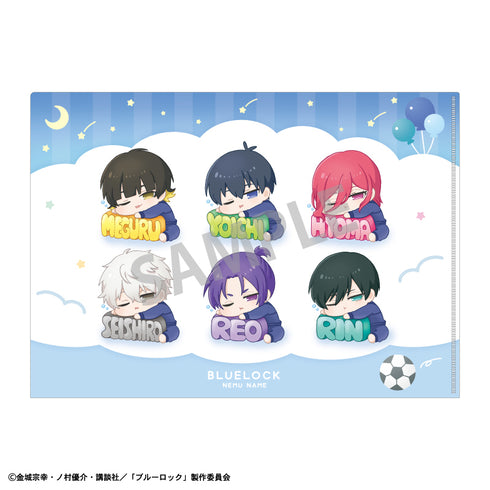 『ブルーロック』A4シングルクリアファイル 雲 ねむネーム