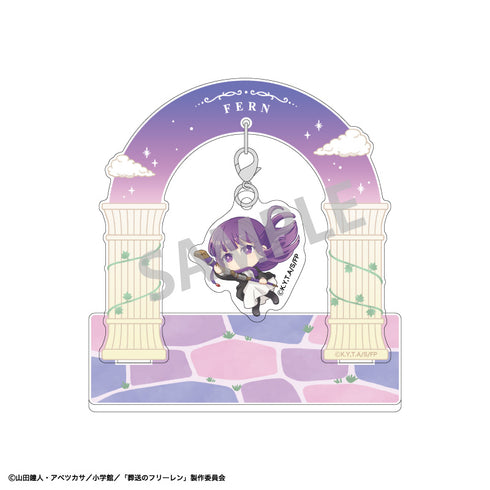 "Freiren: The Funeral" Hanging Acrylic Stand: Fern (Falling)