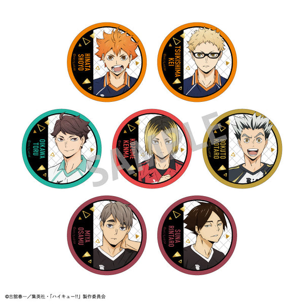 『ハイキュー!!』トレーディング箔押し缶バッジA BOX(全7種)【202405再販】