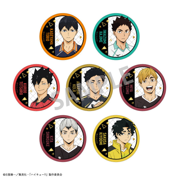 『ハイキュー!!』トレーディング箔押し缶バッジB BOX(全7種)【202405再販】
