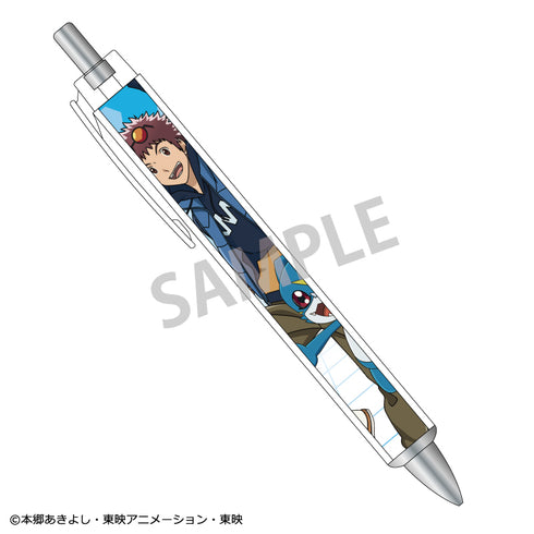 『デジモンアドベンチャー02』太軸ボールペン 本宮大輔&ブイモン