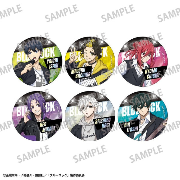 『ブルーロック』トレーディングメタリック缶バッジ_ロックバンド【BOX】