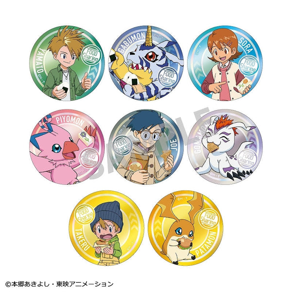 『デジモンアドベンチャー』【BOX】トレーディングメタル缶バッジvol.2_食べ物わけっこ