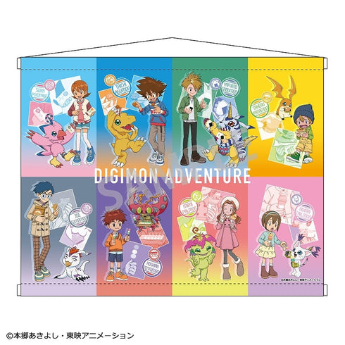 『デジモンアドベンチャー』B2タペストリー_ 食べ物わけっこ
