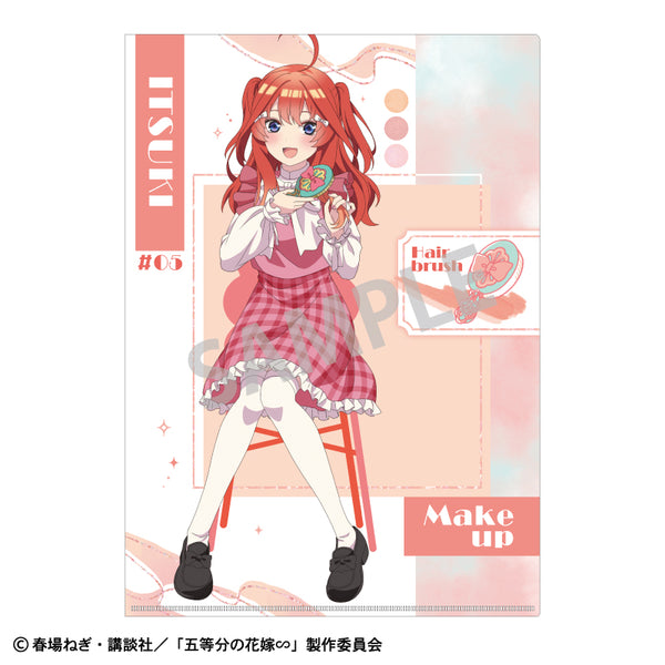 『五等分の花嫁』A4シングルクリアファイル 中野五月 メイクアップ