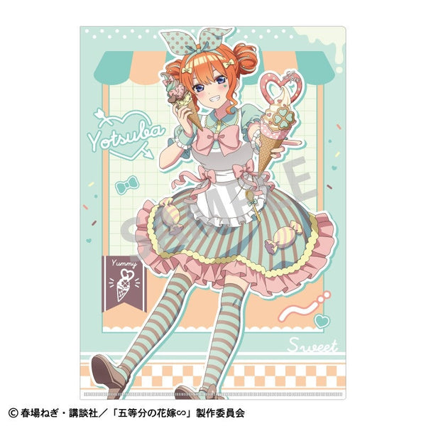 『五等分の花嫁』A4シングルクリアファイル_中野四葉/アイス屋さん