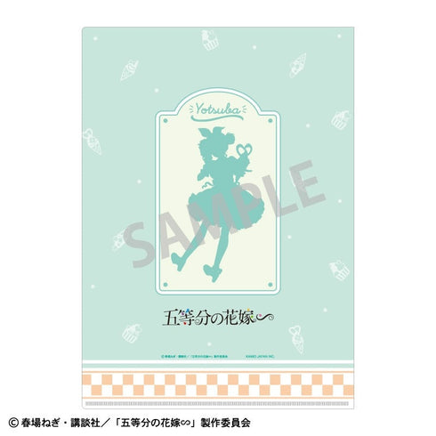 『五等分の花嫁』A4シングルクリアファイル_中野四葉/アイス屋さん