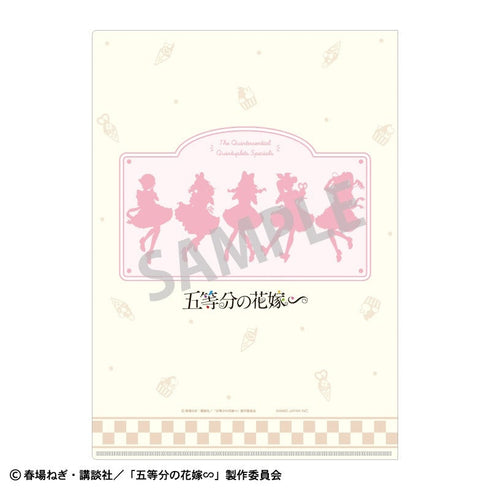 『五等分の花嫁』A4シングルクリアファイル_集合/アイス屋さん