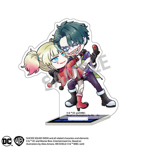 『異世界スーサイド・スクワッド』ミニアクリルスタンド_ハーレイ・クイン&ジョーカーA_スマキャラ