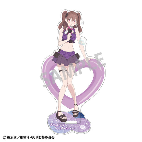 『2.5次元の誘惑』アクリルスタンド_橘美花莉/水着×バブルガン