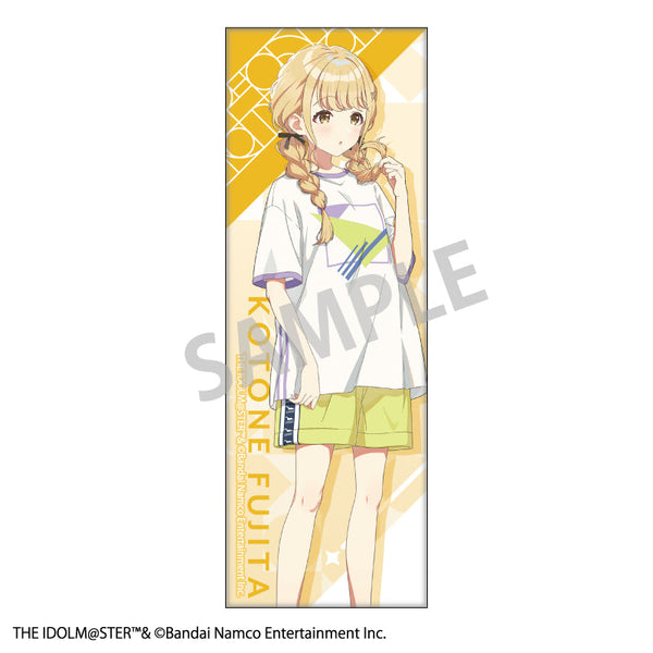 『学園アイドルマスター』ロングスクエア缶バッジ/藤田ことね【202506再販】