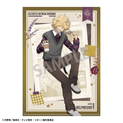 『家庭教師ヒットマンREBORN!』A4シングルクリアファイル_ベルフェゴール/英国ファッション