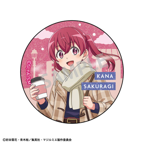 『株式会社マジルミエ』トレーディンググリッター缶バッジ/冬のおでかけ【BOX】