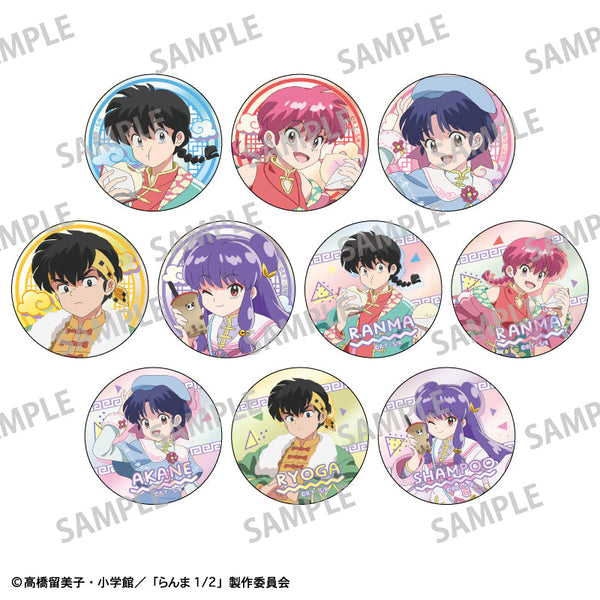 『らんま1/2』トレーディングメタリック缶バッジ/チャイナコーデ【BOX】