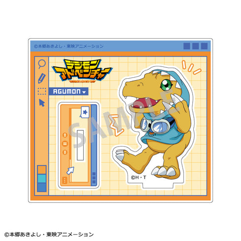 『デジモンアドベンチャー』ミニアクリルスタンド_ アグモン/リンクコーデ