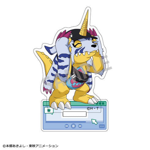 『デジモンアドベンチャー』ミニアクリルスタンド_ ガブモン/リンクコーデ