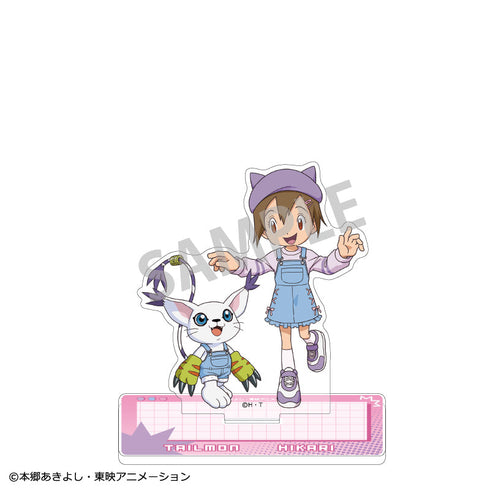『デジモンアドベンチャー』アクリルスタンド_ 八神ヒカリ&テイルモン/リンクコーデ