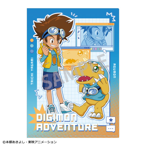 『デジモンアドベンチャー』A4シングルクリアファイル_八神太一&アグモン 八神ヒカリ&テイルモン/ リンクコーデ