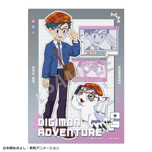 『デジモンアドベンチャー』A4シングルクリアファイル_泉光子郎&テントモン 城戸丈&ゴマモン/リンクコーデ