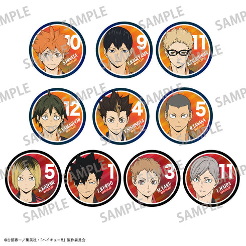 『ハイキュー!!』トレーディングメタリック缶バッジ【BOX】