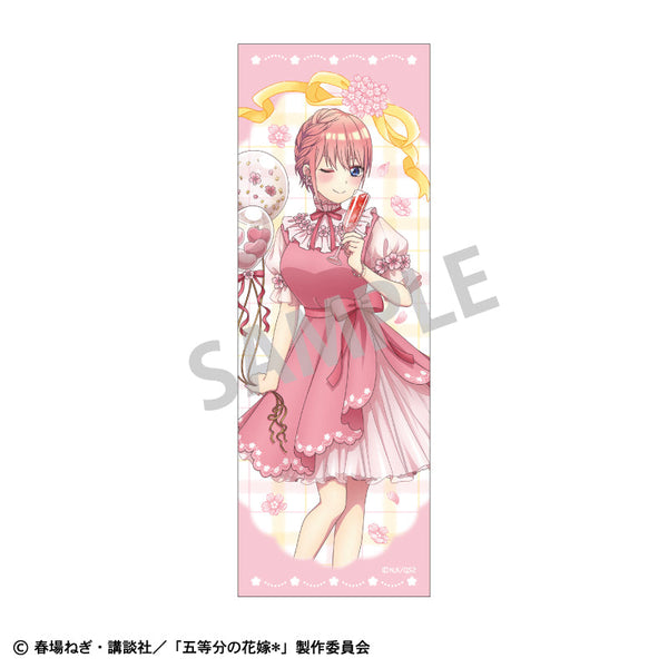 『五等分の花嫁』ロングスクエア缶バッジ_中野一花/桜アフタヌーンティー