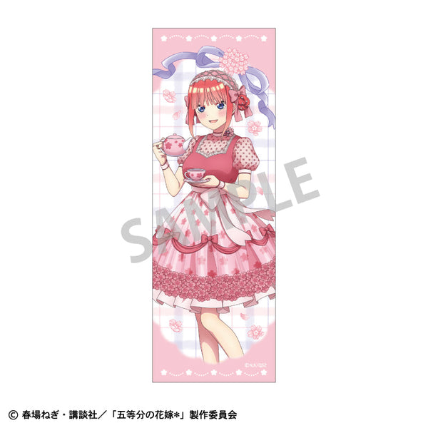 『五等分の花嫁』ロングスクエア缶バッジ_中野二乃/桜アフタヌーンティー