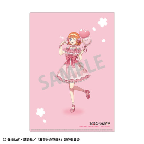 『五等分の花嫁』A4シングルクリアファイル_中野四葉/桜アフタヌーンティー