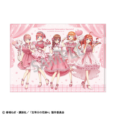 『五等分の花嫁』A4シングルクリアファイル_集合/桜アフタヌーンティー