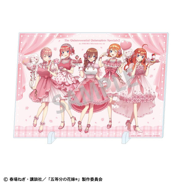 『五等分の花嫁』A4アクリルパネル_桜アフタヌーンティー