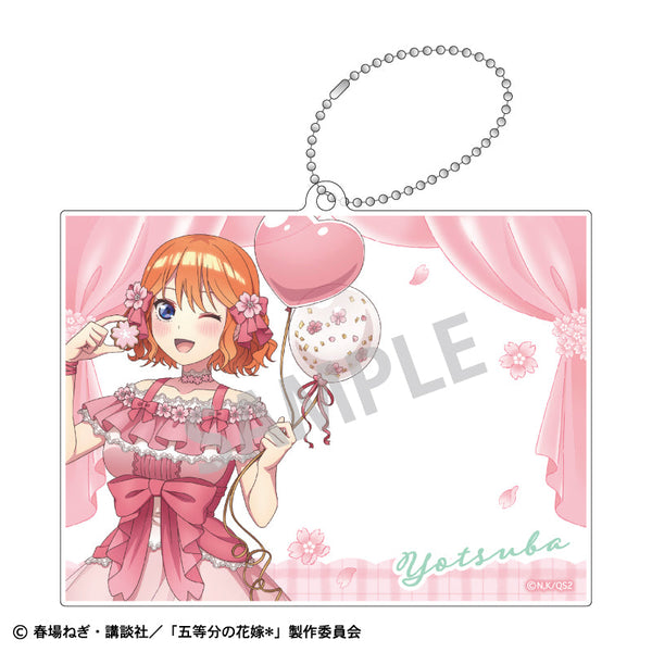 『五等分の花嫁』フォトフレームアクリルキーホルダー_中野四葉/桜アフタヌーンティー