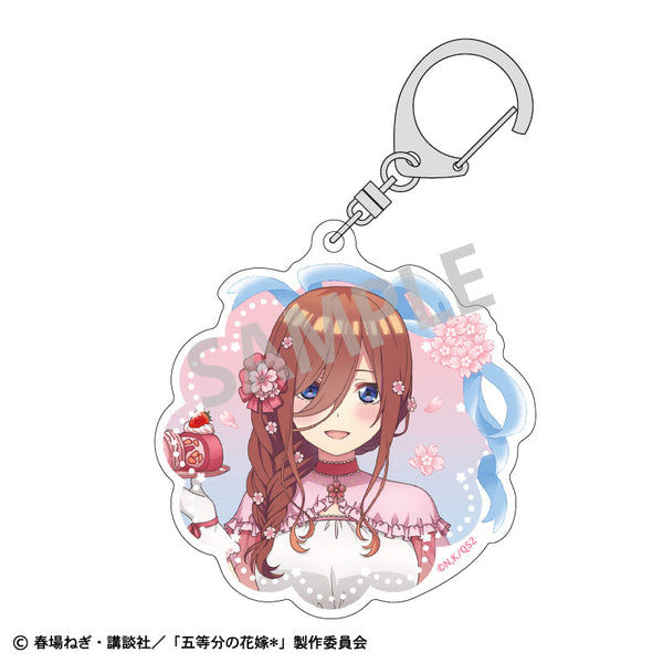 『五等分の花嫁』アクリルキーホルダー_中野三玖/桜アフタヌーンティー