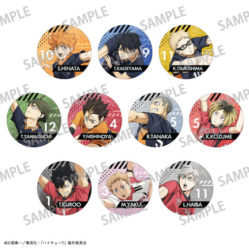 『ハイキュー!!』トレーディンググリッター缶バッジ【BOX】