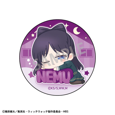 『ウィッチウォッチ』トレーディング缶バッジ_ねむネーム【BOX】