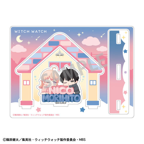 『ウィッチウォッチ』アクリルスタンド_若月ニコ&乙木守仁/ねむネーム