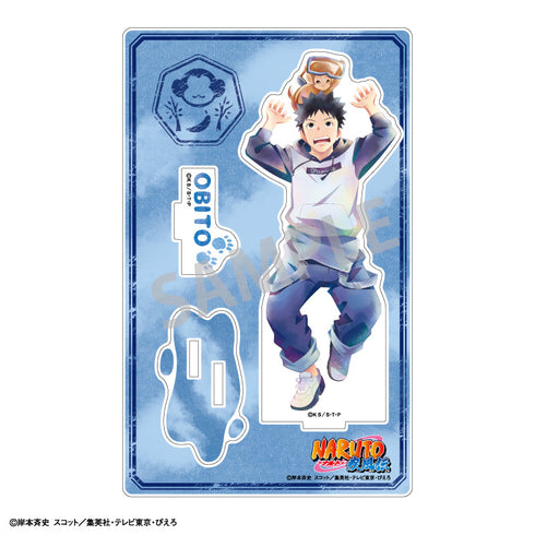 『NARUTO-ナルト‐疾風伝』アクリルスタンド_うちはオビト/少年期×アニマル/カミアニTOUCH