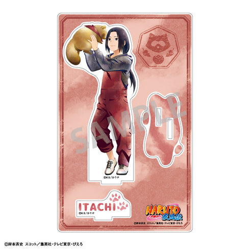 『NARUTO-ナルト‐疾風伝』アクリルスタンド_うちはイタチ/少年期×アニマル/カミアニTOUCH