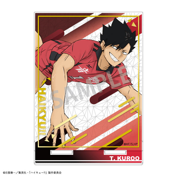 『ハイキュー!!』箔押しアクリルスタンド_黒尾 鉄朗
