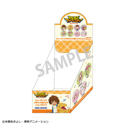 『デジモンアドベンチャー』トレーディングメタリック缶バッジvol.1/寝起き【BOX】