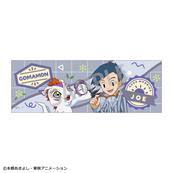 『デジモンアドベンチャー』ロングスクエア缶バッジ_ 城戸丈&ゴマモン/寝起き