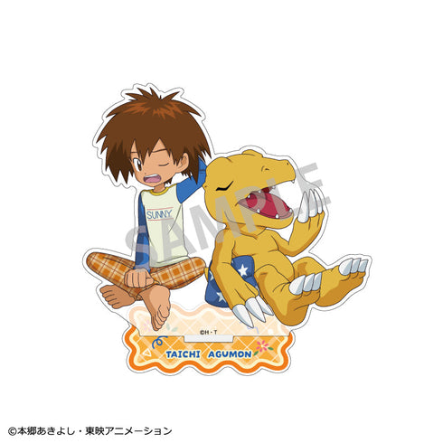 『デジモンアドベンチャー』アクリルスタンド_ 八神太一&アグモン/寝起き