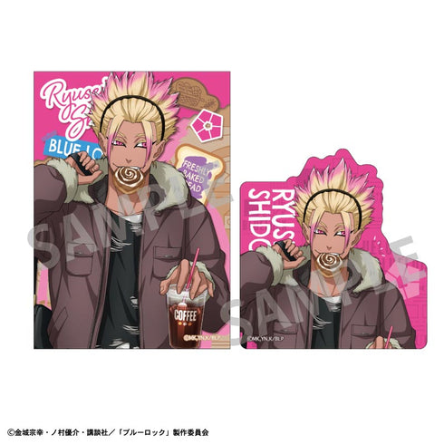 『ブルーロック』ステッカーセット 士道 龍聖/焼きたてパンとテイクアウトドリンク