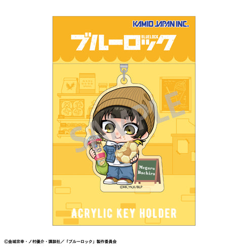 『ブルーロック』アクリルキーホルダー 蜂楽 廻/焼きたてパンとテイクアウトドリンク 描き起こし