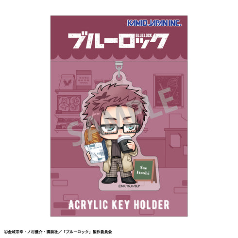 『ブルーロック』アクリルキーホルダー 糸師 冴/焼きたてパンとテイクアウトドリンク 描き起こし