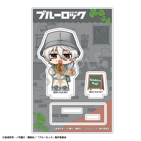 『ブルーロック』ミニアクリルスタンド 凪 誠士郎/焼きたてパンとテイクアウトドリンク 描き起こし