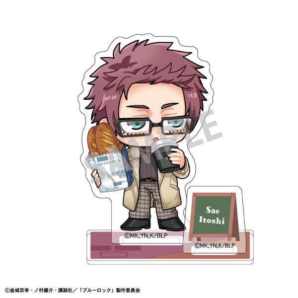 《蓝锁》迷你亚克力立牌 糸师 冴/刚出炉的面包与外带饮品 全新绘制