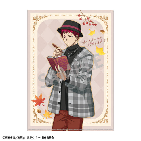 『黒子のバスケ』A4シングルクリアファイル 赤司征十郎&紫原敦/秋の読書