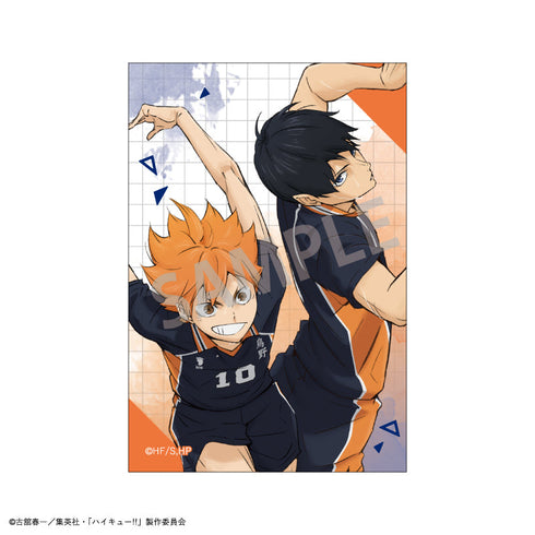 『ハイキュー!!』スクエア缶バッジ/日向 翔陽_影山 飛雄