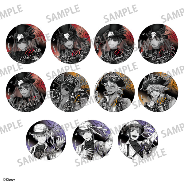 『ディズニー ツイステッドワンダーランド』【BOX】トレーディングメタリック缶バッジvol.1/スケアリー・ドレスver.(モノクローム)【202609再販】