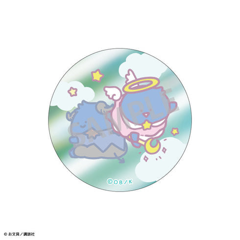 『お文具といっしょ』【BOX】トレーディングメタリック缶バッジ/てんしとあくま